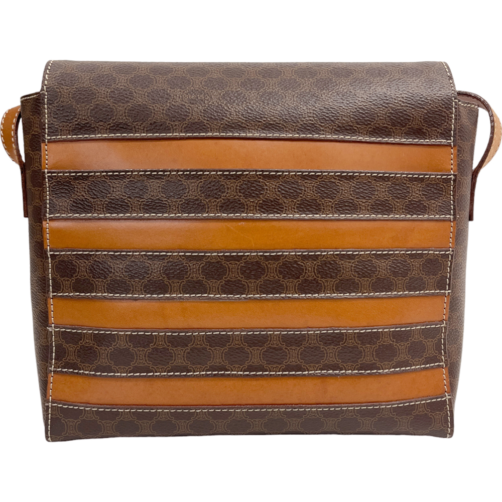 Celine Shoulder Macadam Pattern Messenger Bag Bro… - image 5